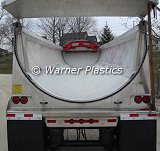 3/8 inch HMW liner in a dump trailer that hauls biosolids